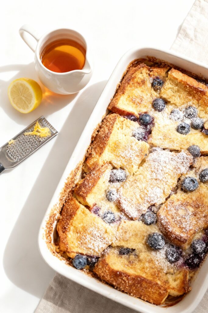 Overnight Blueberry French Toast Casserole - A Make-Ahead Breakfast Favorite 2 Image 1
