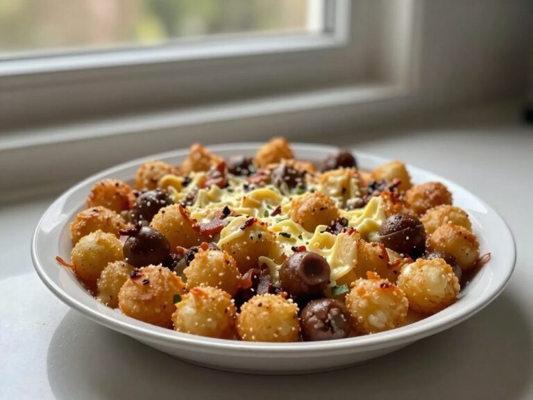 Tater tot sausage breakfast casserole – easy comfort food for mornings
