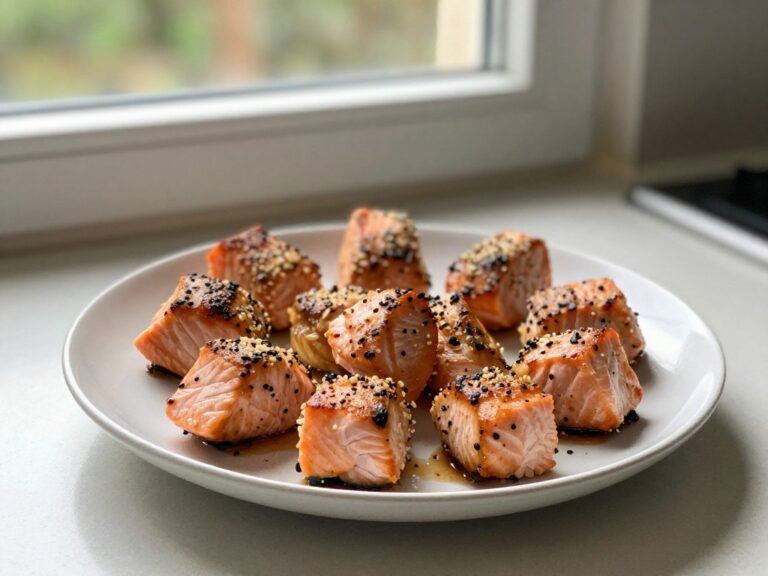 Air fryer salmon bites – crispy, quick, and easy