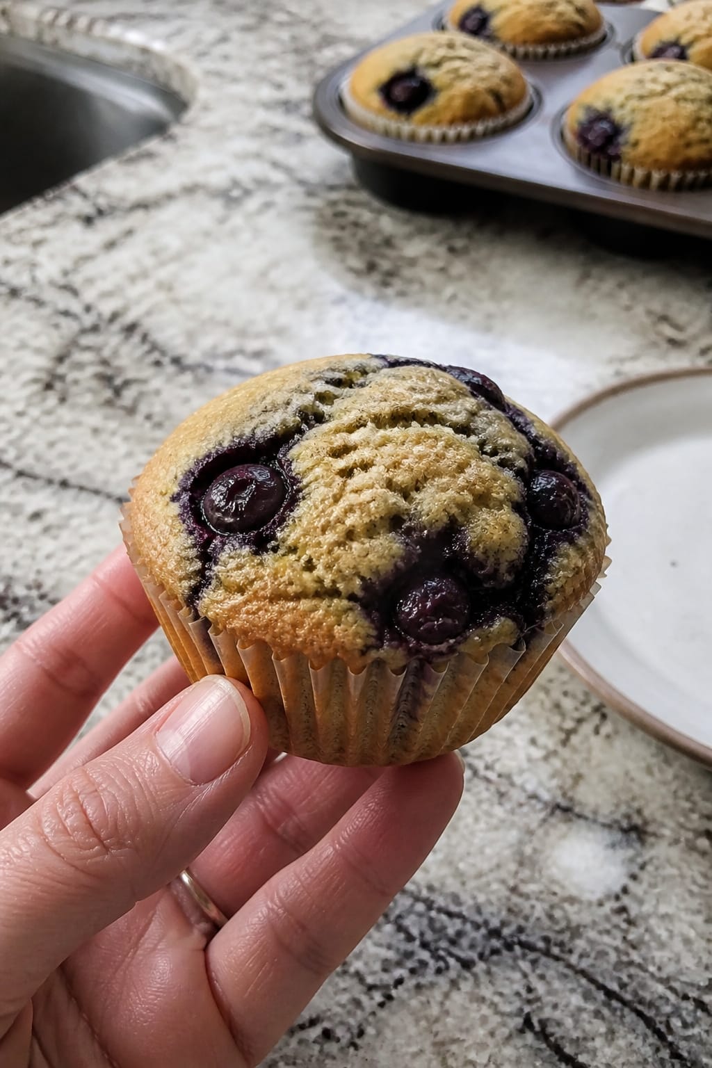 Same recipe photoshoot, same home kitchen, same natural window light, same smartphone camera style,