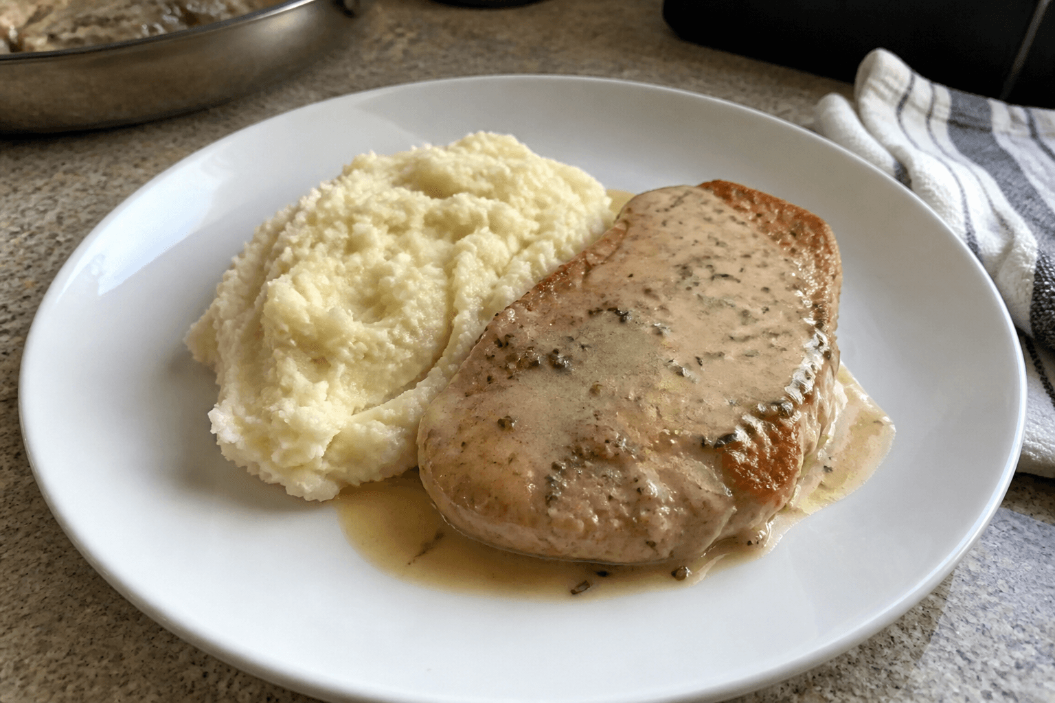 Creamy Garlic Parmesan Boneless Pork Chops - Easy One-Pan Dinner 3