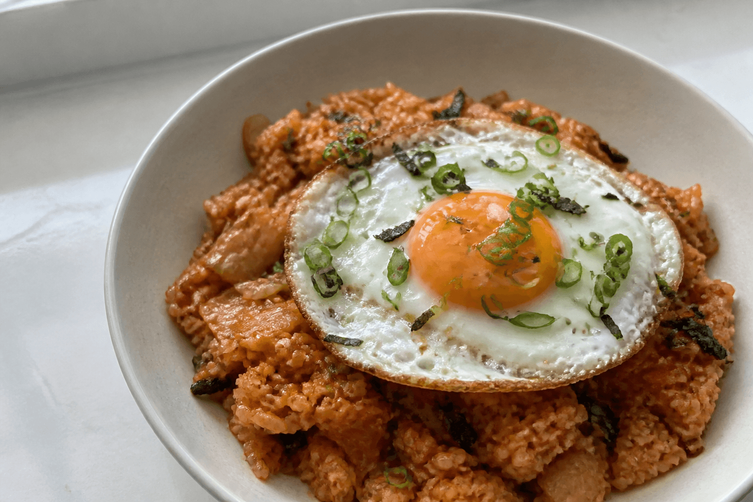 Buldak fire chicken fried rice – spicy, easy comfort food