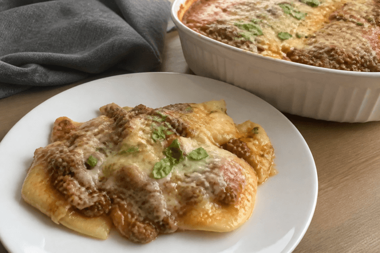 Italian sausage and ravioli casserole – easy weeknight comfort food